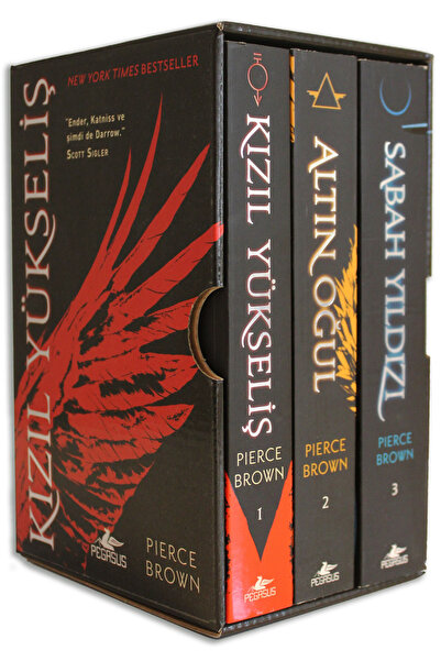 Pegasus Yayınları Kızıl İsyan Serisi Özel Kutulu Set (3 Kitap Karton Kapak) -...