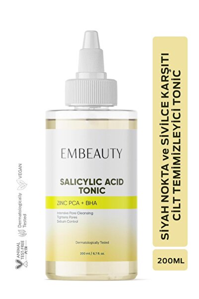 Embeauty Sivilce Ve Siyah Nokta Karşıtı Arındırıcı Salisilik Asit Tonik 200 ml
