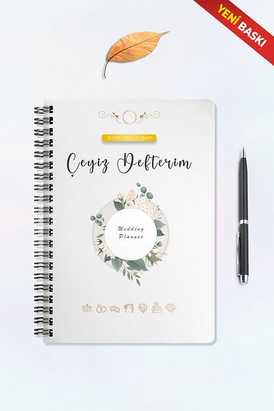 Lotus 44 Sheets Spiral Dowry Book - Wedding Planner, Dowry List