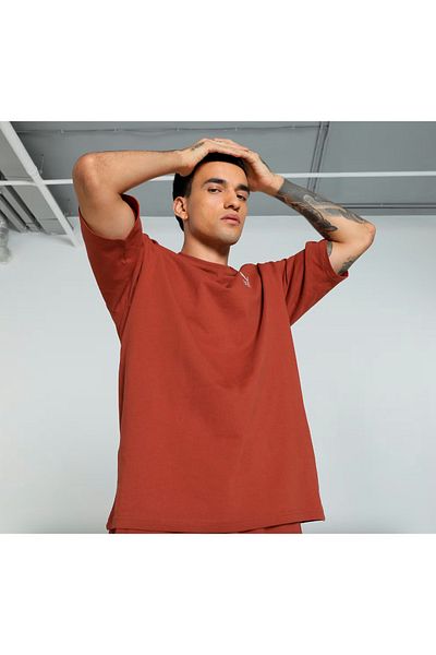 Puma BETTER CLASSICS - Mars Red Oversize póló