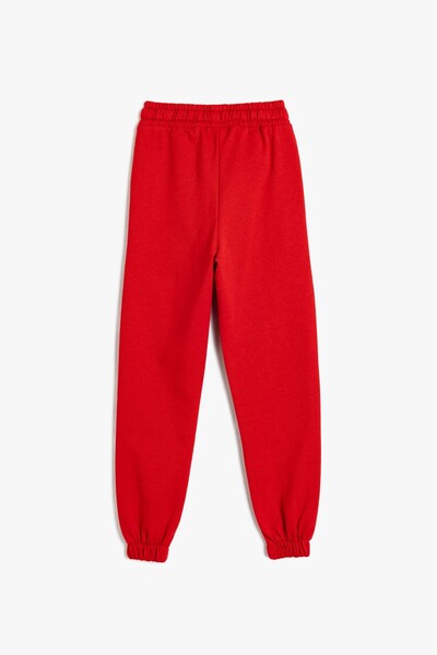 Koton Rote Mädchen-Jogginghose 5WKG40038AK