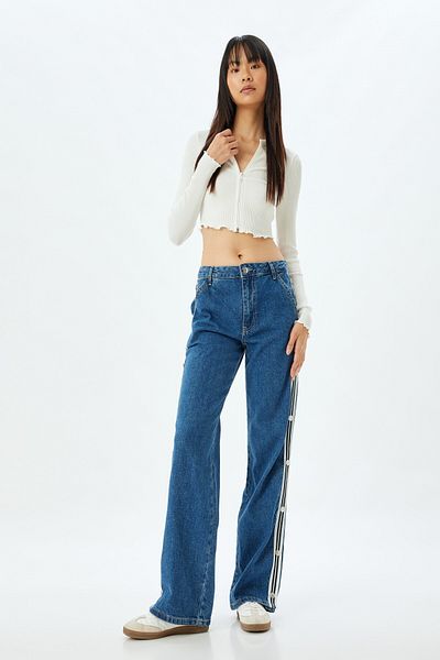 Koton Women's Dark Indigo Jeans - 5Wal40159Md