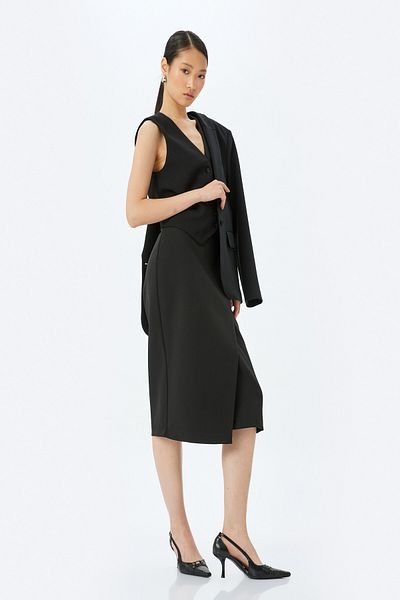 Koton 5Sak70070Uw Model Black Women's Skirt
