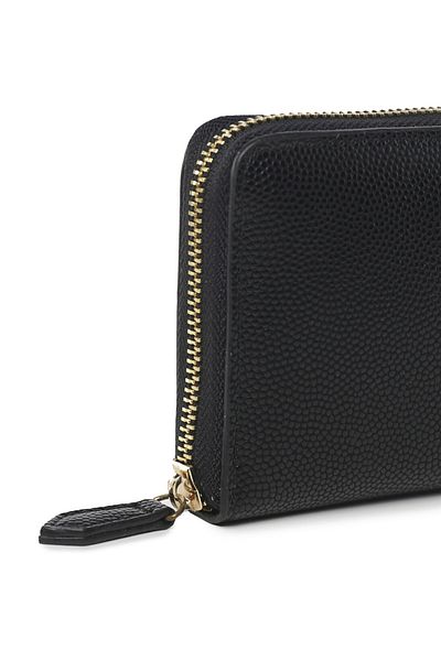 Valentino DIVINA ZIP KOLEM PENĚŽENKA NERO/GOLD VPS1R4155G