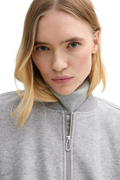 Tom Tailor Denim Bunda Scuba Bomber Collar Jacket