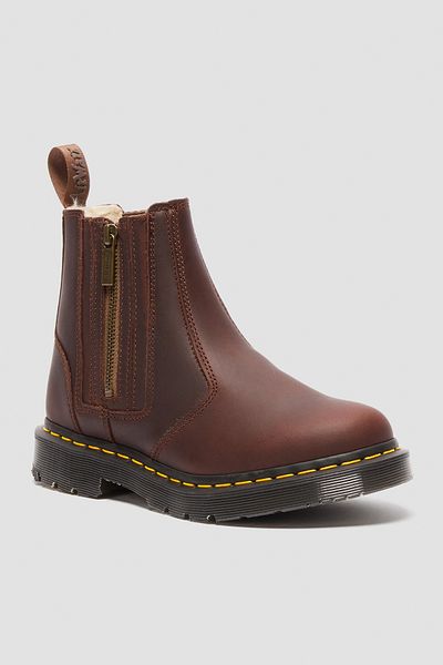 Dr. Martens 2976 Alyson W/Zips Dunkelbraun Snowplow Wp