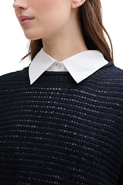 Tom Tailor Denim pulover din fire bandă