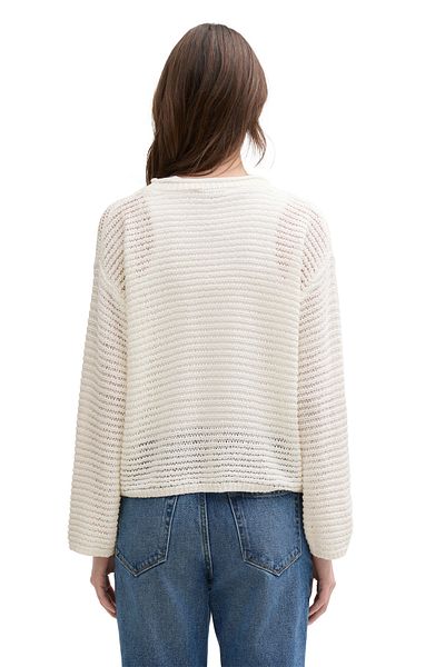 Tom Tailor Denim Pullover mit Bandgarn