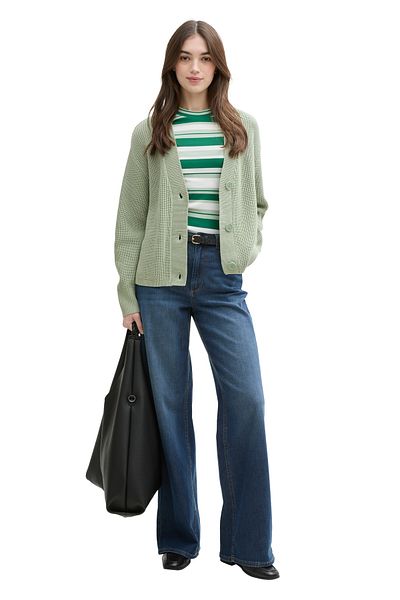 Tom Tailor Denim v-nyakú kardigán