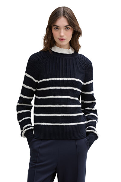 Tom Tailor Denim pluh na krku posádky