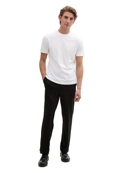 Tom Tailor Denim Weißes Knit-T-Shirt für Herren
