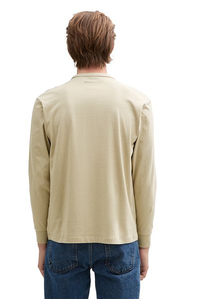 Tom Tailor Denim Beigefarbenes Abbey Stone T-Shirt für Herren