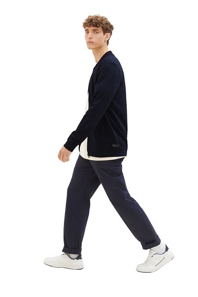 Tom Tailor Denim Modré pánské tričko Sky Captain