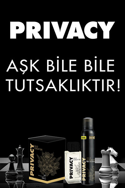 Privacy Gold Men Erkek Deodorant 3x200 Ml
