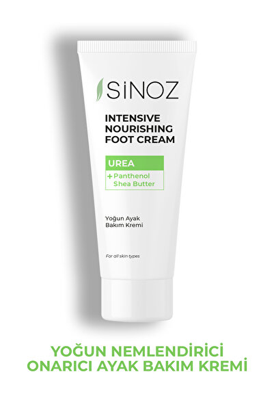 SİNOZ Yumuşatıcı Ayak Bakım Kremi - Topuk Çatlaklarına Üstün Bakım 75 Ml