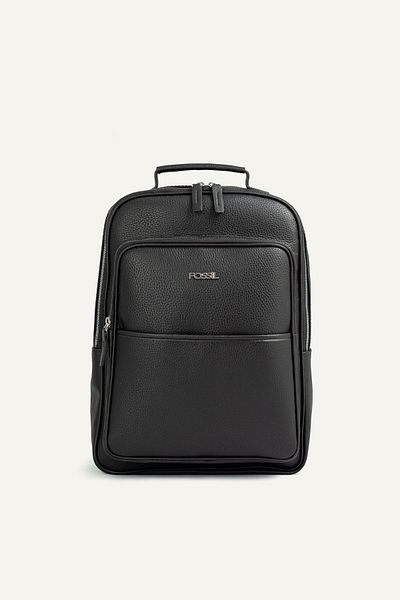 Fossil 7002 Rucsac Unisex Geantă Laptop Servieta neagră