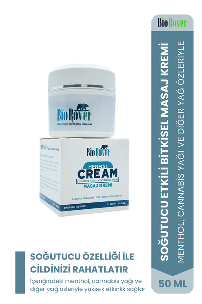 BioRover Herbal Masaj Kremi 50 ml