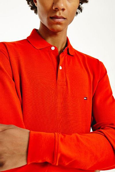 Tommy Hilfiger Orangefarbenes T-Shirt in Größe M