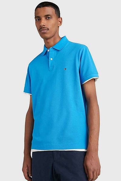 Tommy Hilfiger Herren-Polo-T-Shirt – Baumwolle, normale Passform, Mw0mw17770 Czw