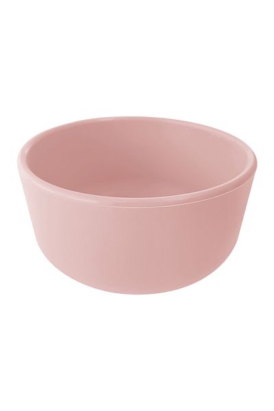 OiOi Basics Silicone Bowl - Pinky Pink