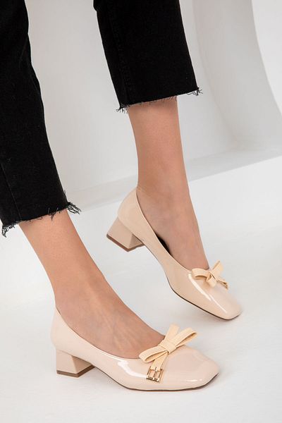 SOHO Skin Patent Leather Women's Classic Heeled Shoes 20224