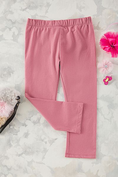 TRENDYOLKIDS Πλεκτό κολάν Dusty Rose Solid TKDSS25TA00008