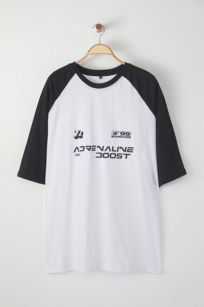 Trendyol Collection Big Size Black Oversize/Wide Cut 100% Cotton T-Shirt Tmnss25Bf00007