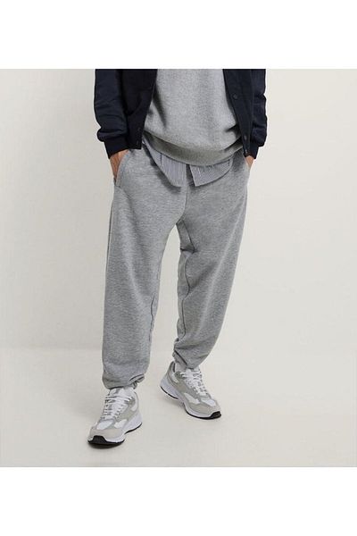 FUNSTYLE Ανδρικό χειμερινό Jogger φούτερ με γκρι λαστιχένιο πόδι