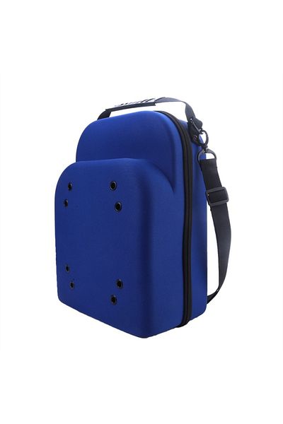 Choice Blue Portable Outdoor Travel Hat Carrier Case Caps Storage Hard Shell Hat Protective Box Hat Travel