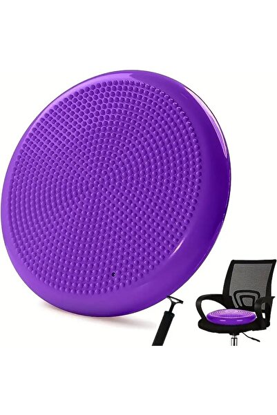 Choice وسادة توازن أرجوانية، وسادة مقعد تدليك اليوجا، كرة توازن سميكة مقاومة ...