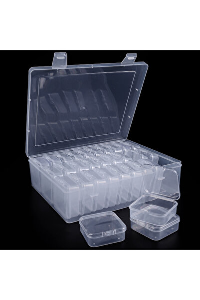 Choice صندوق منظم للخرز مكون من 30 قطعة، 30 قطعة من حاويات تخزين الخرز البلاس...