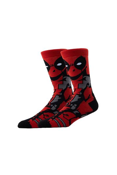 Choice Deadpool Anime Marvel Men Socks Spider Man Long Sports Stockings Men‘s Knee-high Cosplay Iron Man So