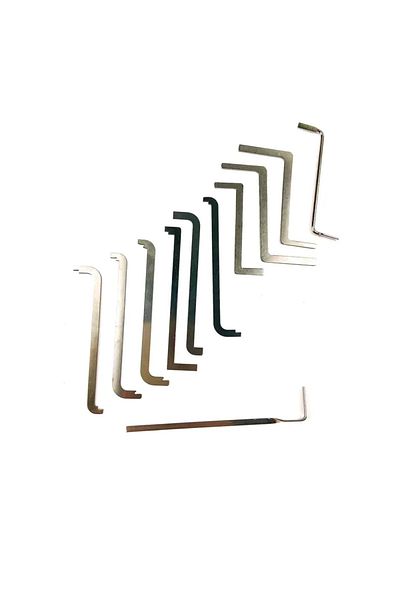 ITSkey 11 Pieces New 6 Pieces/11 Pieces Lock Tension Wrench ,replacement Turning Tool Locksmith Pick Tool