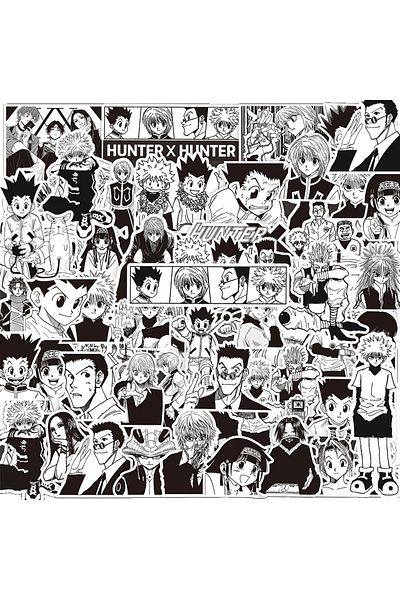Choice 70pcs 10/30/70pcs Black And White Anime Hunter×hunter Stickers Cool Graffiti Decals For Phone Suitca