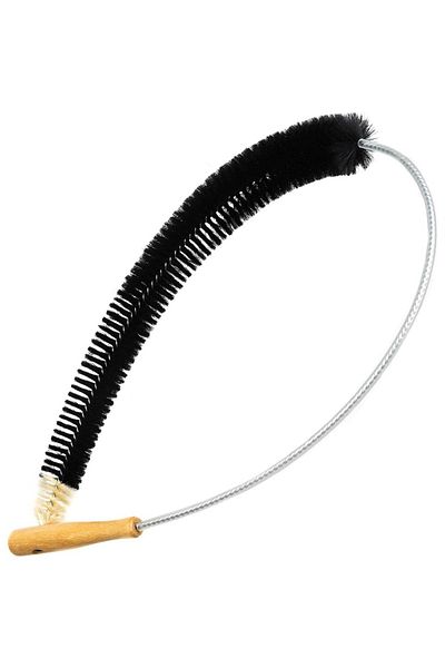 Choice Black Radiator Brush - 120 Cm - Radiator Brush With Goat Hair Bristles - Ideal For Cleaning Flat Rad