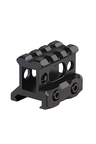 Choice Black Riser Mount 1" Height Picatinny Short Riser Mount Aluminum Alloy Scope Riser Base Mount 20mm P
