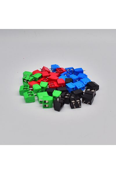 Choice 2p Blue 50pcs 2p 3p 300v 10a Pitch 2 3 Pin Spliceable Plug-in Pcb Screw Terminal Block Connector As