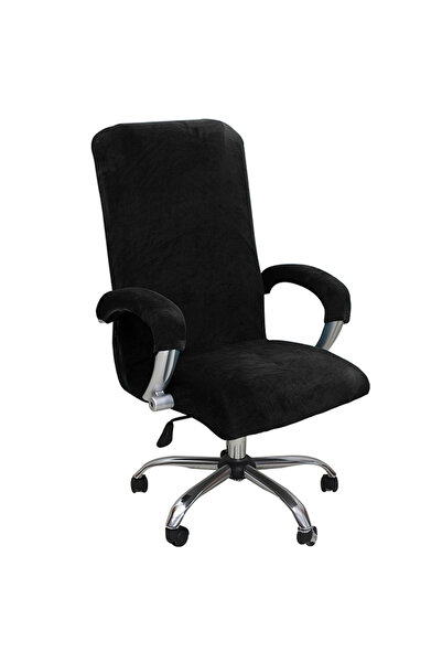 Choice غطاء مسند ذراع XL مع أسود، مجموعة واحدة من أغطية الكراسي المرنة المخمل...