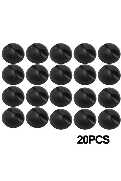 Choice 20pcs 20pcs Cable Clip Winder Organizer Round Charger Cord Clips Desk Tidy Management Wire Adhesive