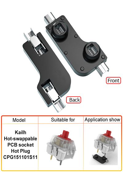 GGBEE 110pcs Type 1 110pcs/90pcs Kailh Hot-swappable Pcb Socket Cpg151101s11 For Outemu Cherry Mx Switches