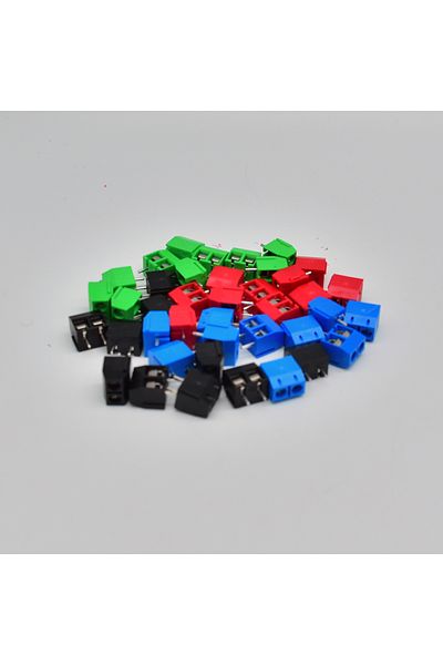 Choice 2p Blue 50pcs 2p 3p 300v 10a Pitch 2 3 Pin Spliceable Plug-in Pcb Screw Terminal Block Connector As