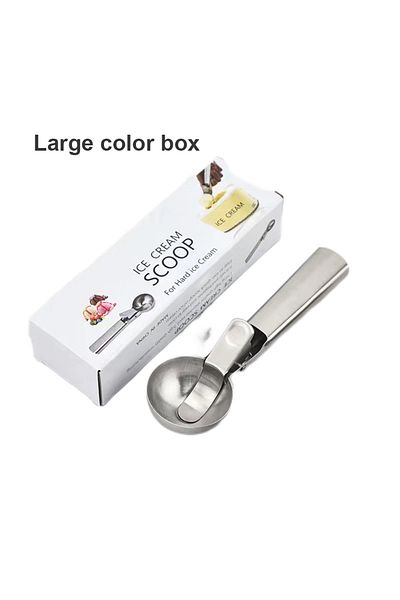 Choice Large Stainless Steel Dual-purpose Ice Cream Scoop Ice Cream Scooper Multifunctional Fruit Scoop Kit