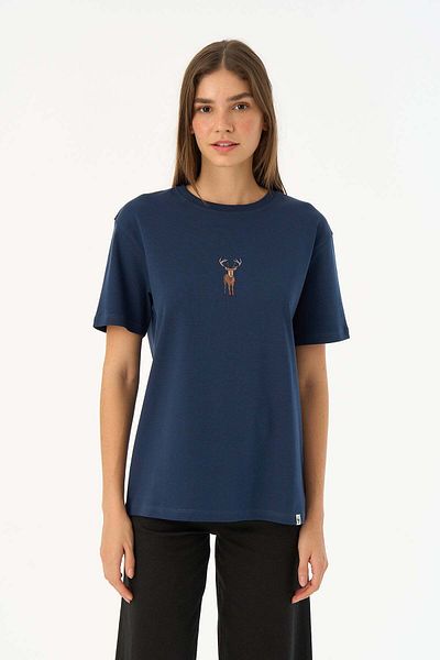 WWF Market Μπλουζάκι Navy Blue Deer Premium