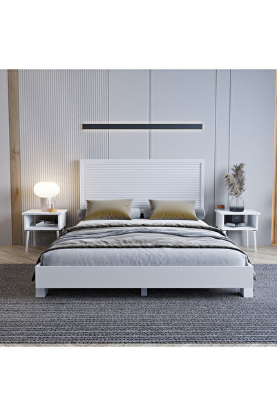 renazzo mobilya ALAZ YATAY MODEL MASİF ÇAM AHŞAP KARYOLA