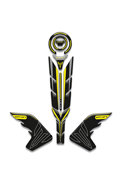PROMOT YAMAHA MT07 MOTORSİKLET AKSESUAR TANK PAD SET (2018/2020) 04