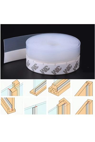 Choice 35mm 5m Door Draft Stopper Window Seal Strip Dust And Noise Insulation Silicone Weather Stripping Fo