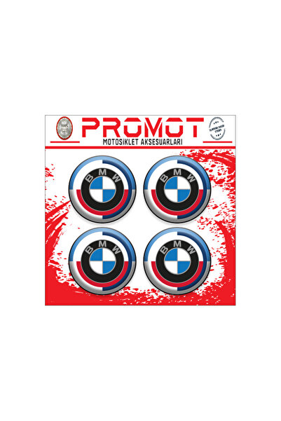 Genel Markalar BMW TASARIMLI MOTORSİKLET KORUMA TAKOZU LOGOSU 4X4CM 1