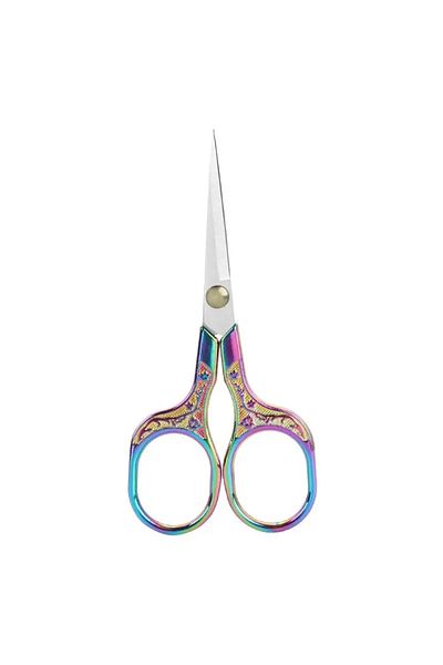 Choice 1pcs Kawaii Titanium Color Scissors Vintage Stainless Carved Cutting And Sewing,thread Scissors, Sew