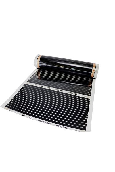 Choice 50 cm 50cm X 400cm All Sizes 80w/m2 Infrared AC220V Warm Mat 50cm Width Floor Heating Film Energy Sa