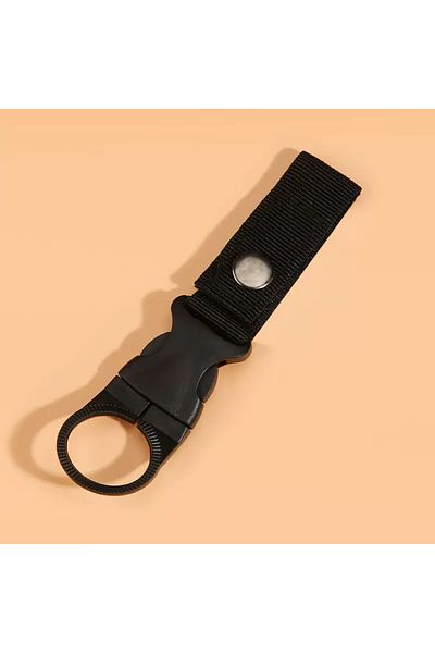 Choice Black 1pcs Outdoor Water Bottle Buckle Webbing Tactical Hanging Buckle Portable Suitable For Outdoor